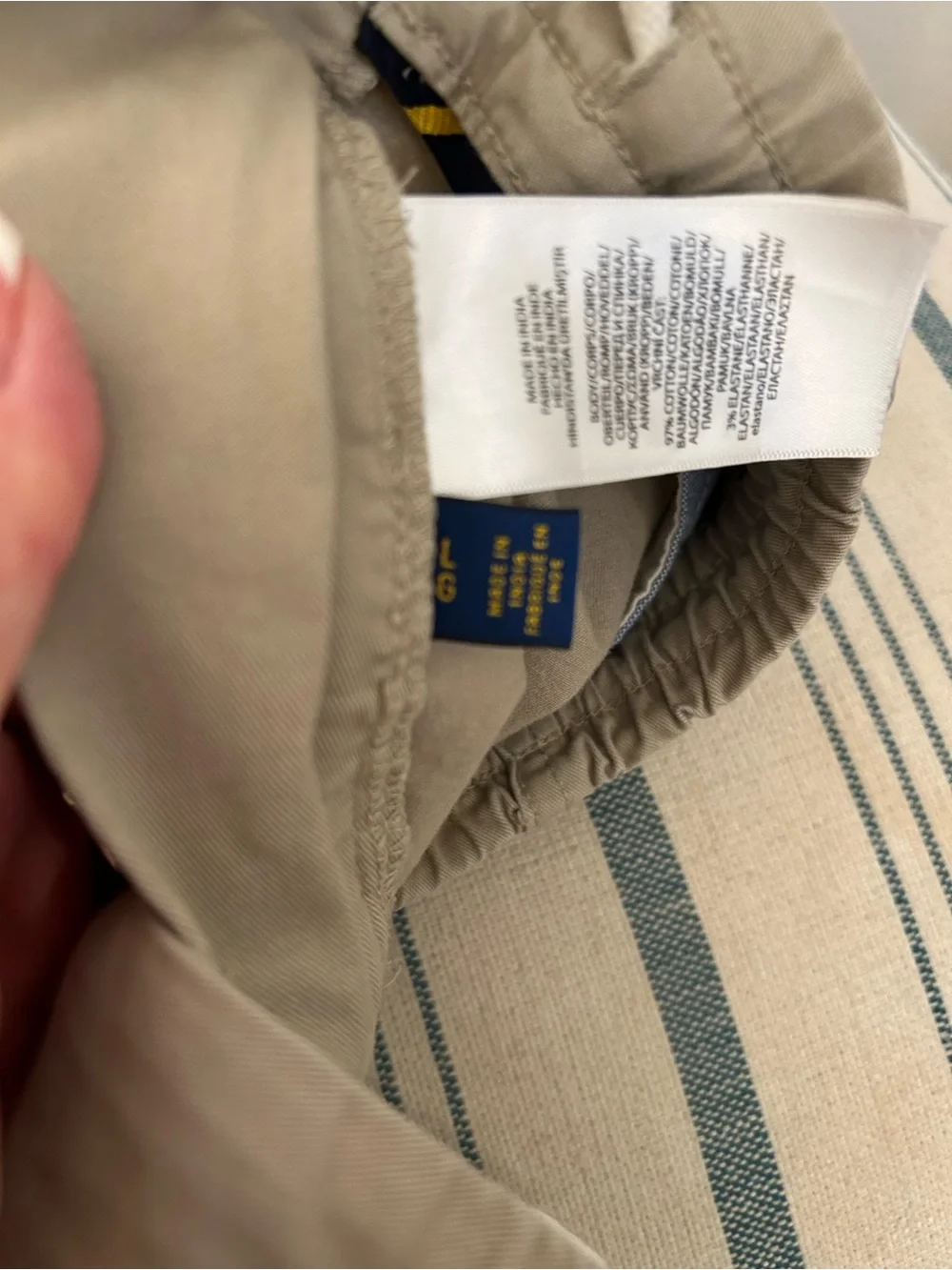 Polo by Ralph Lauren Tan Flat-Front Men's Shorts